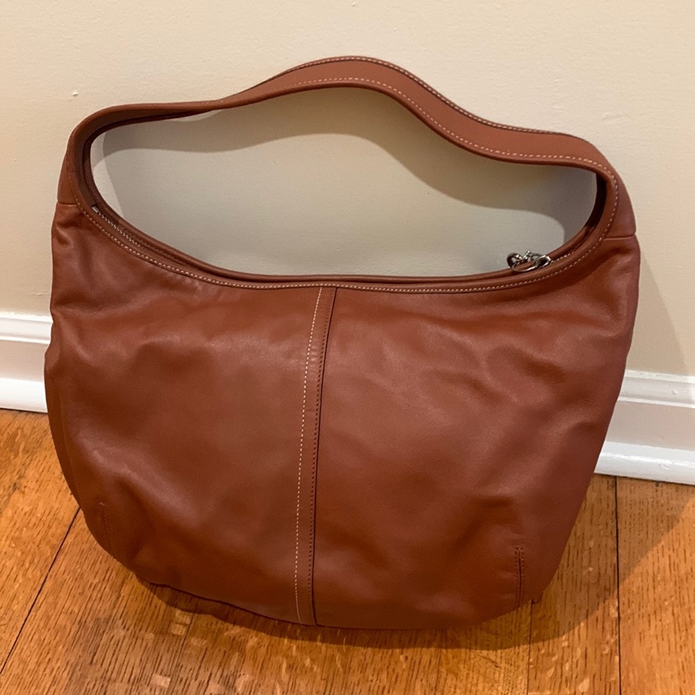 Coach leather hobo handbag